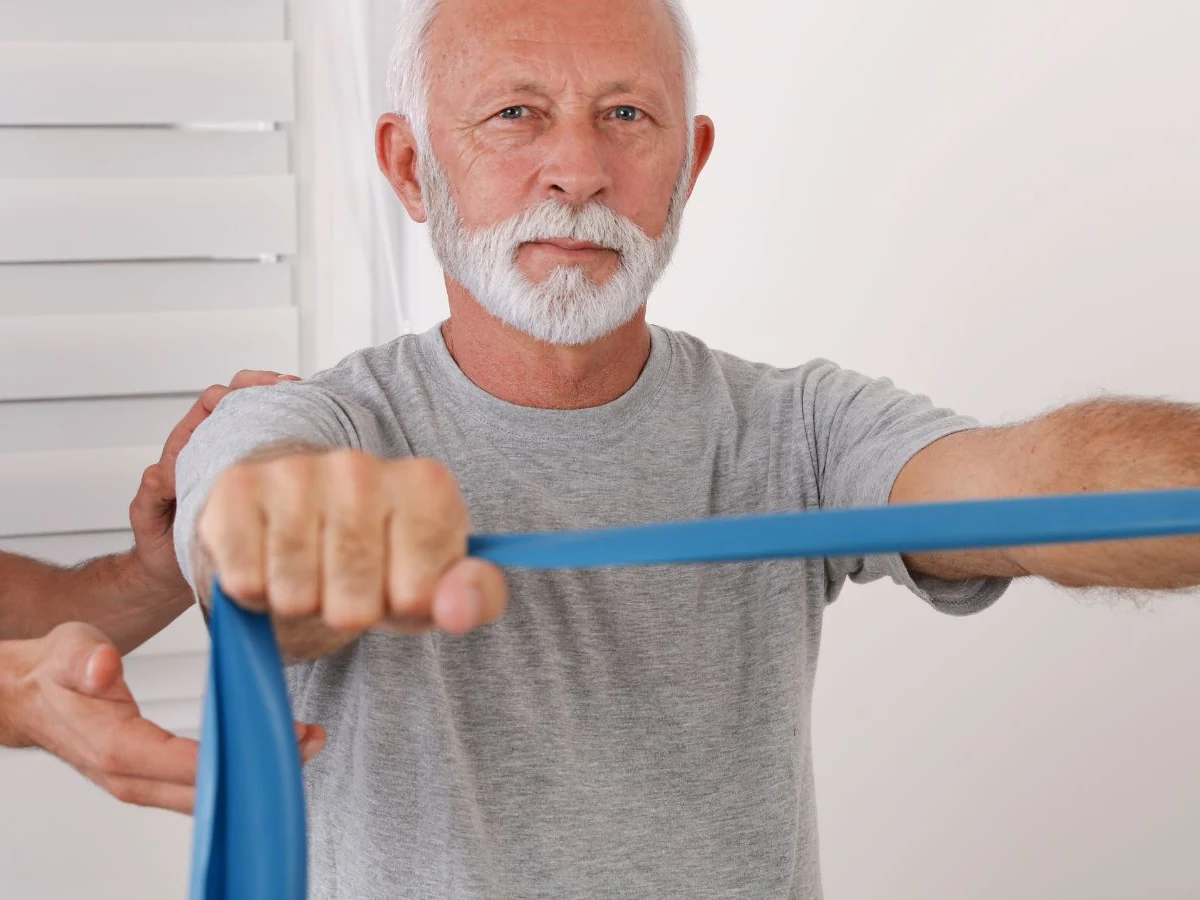 Rinforzo muscolare con elastico